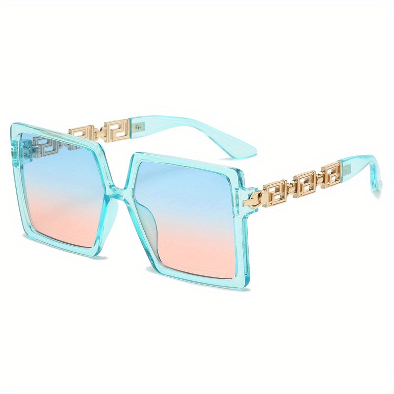 Men's Oversized Square Sunglasses UV400 Protection