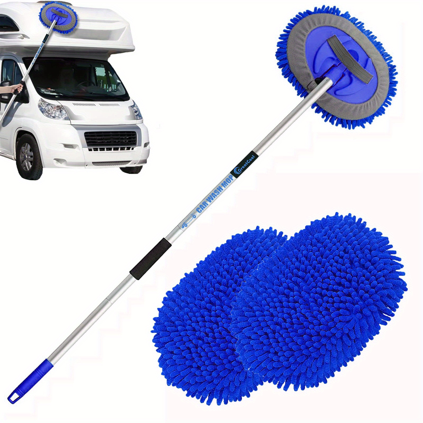 carempire Car Wash Brush with Long Handle Microfiber Car Wash Mop Glove Car  Cleaning Wet & Dry Mop Price in India - Buy carempire Car Wash Brush with  Long Handle Microfiber Car
