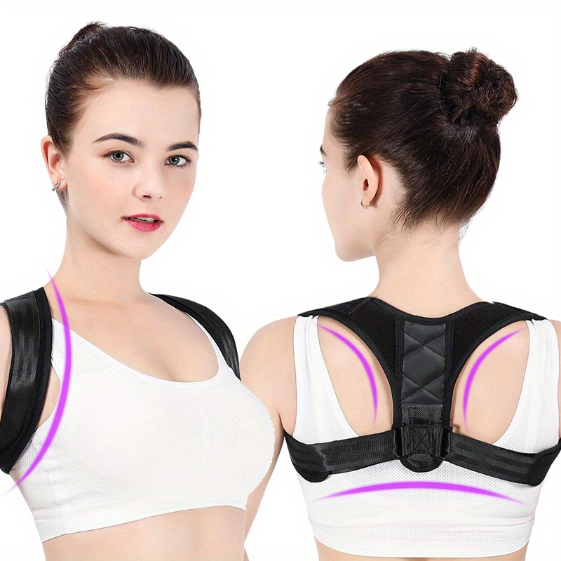 Posture Hunchback Support Corrector Adjustable Upper Back Brace For ...