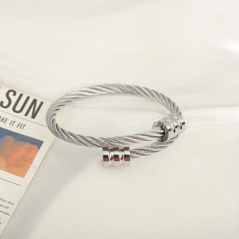 Charriol steel discount cable braided bracelet