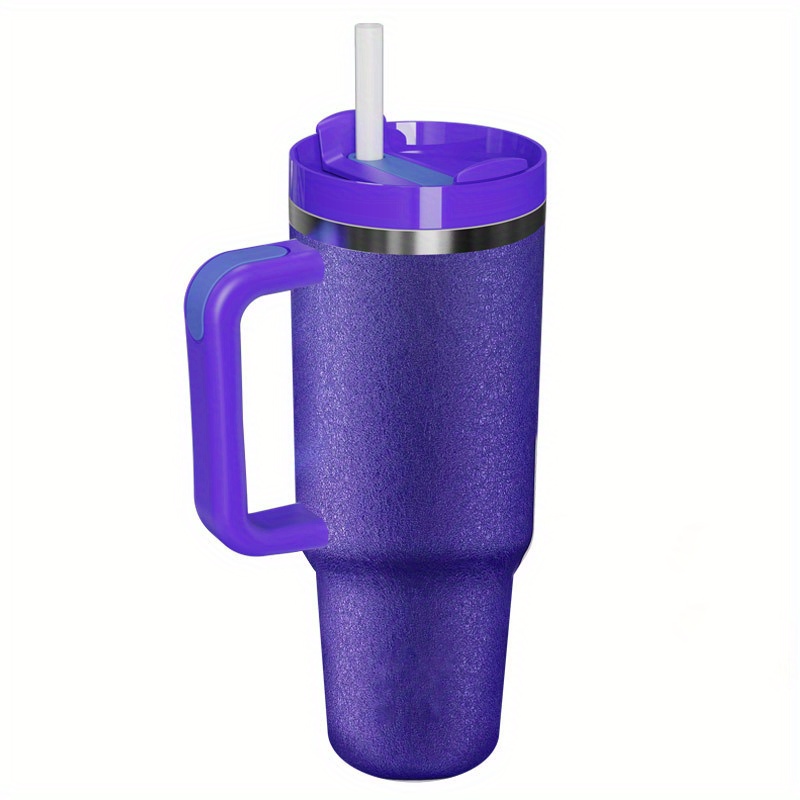 40oz Quencher Tumbler with Straw (Hibiscus Purple)