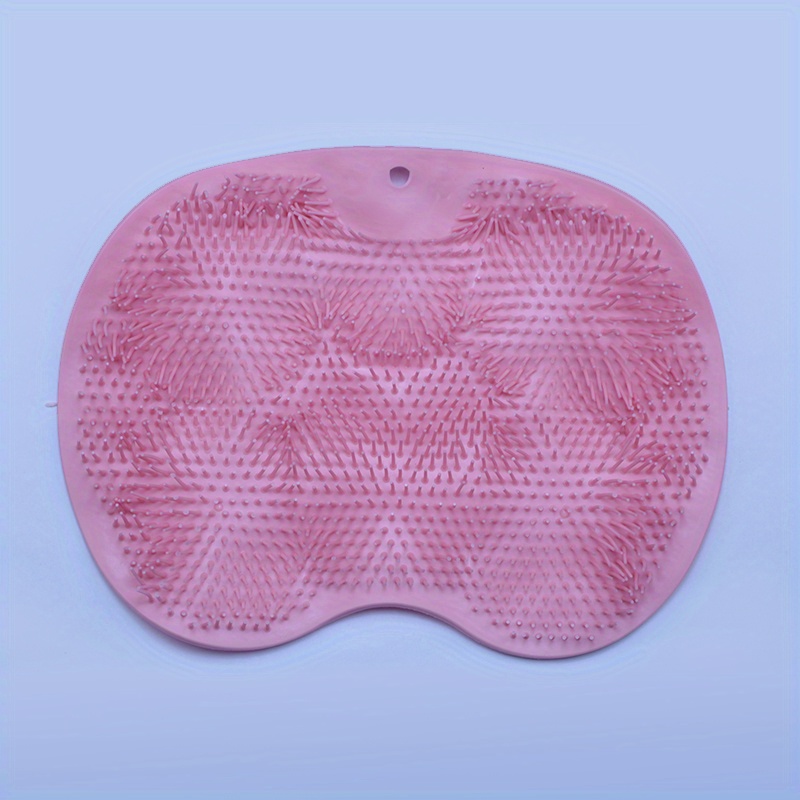 Roca Silicone Foot Scrubber Shower Mat - Purple