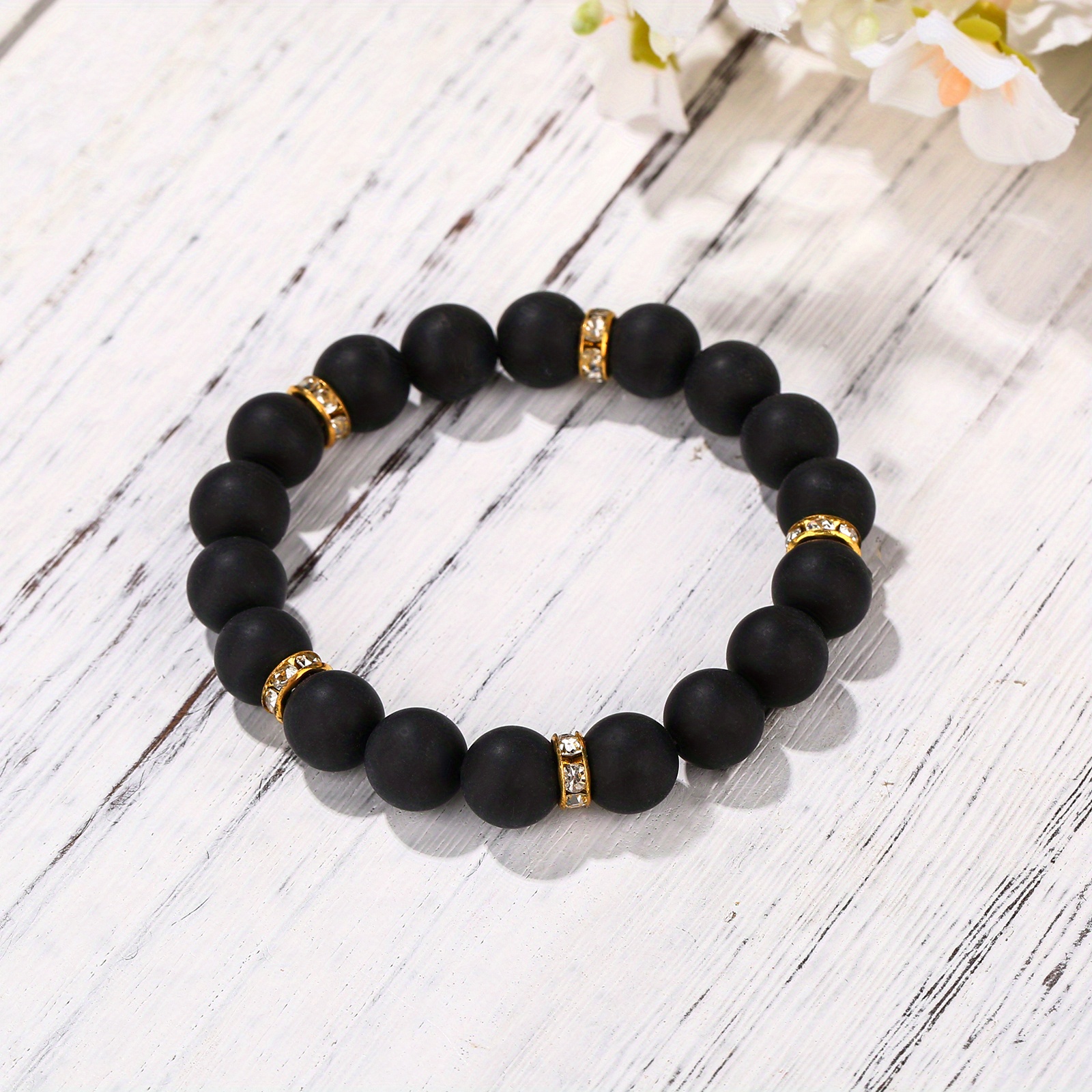 Zebra hot sale stone bracelet