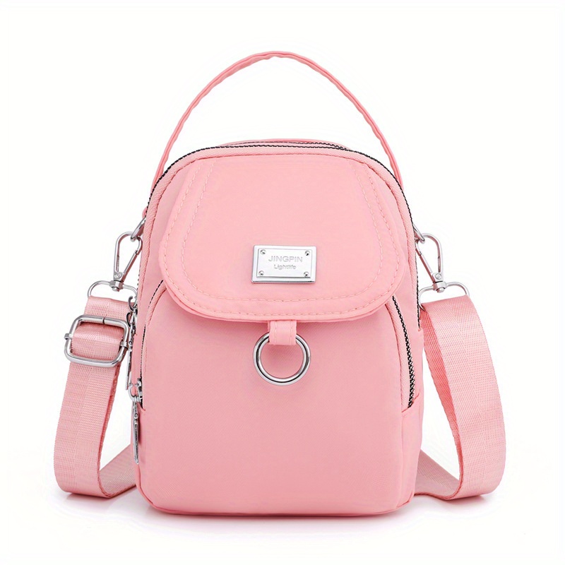 Pink Mini Bag Purse Baby Pink Purse With Detachable Strap 