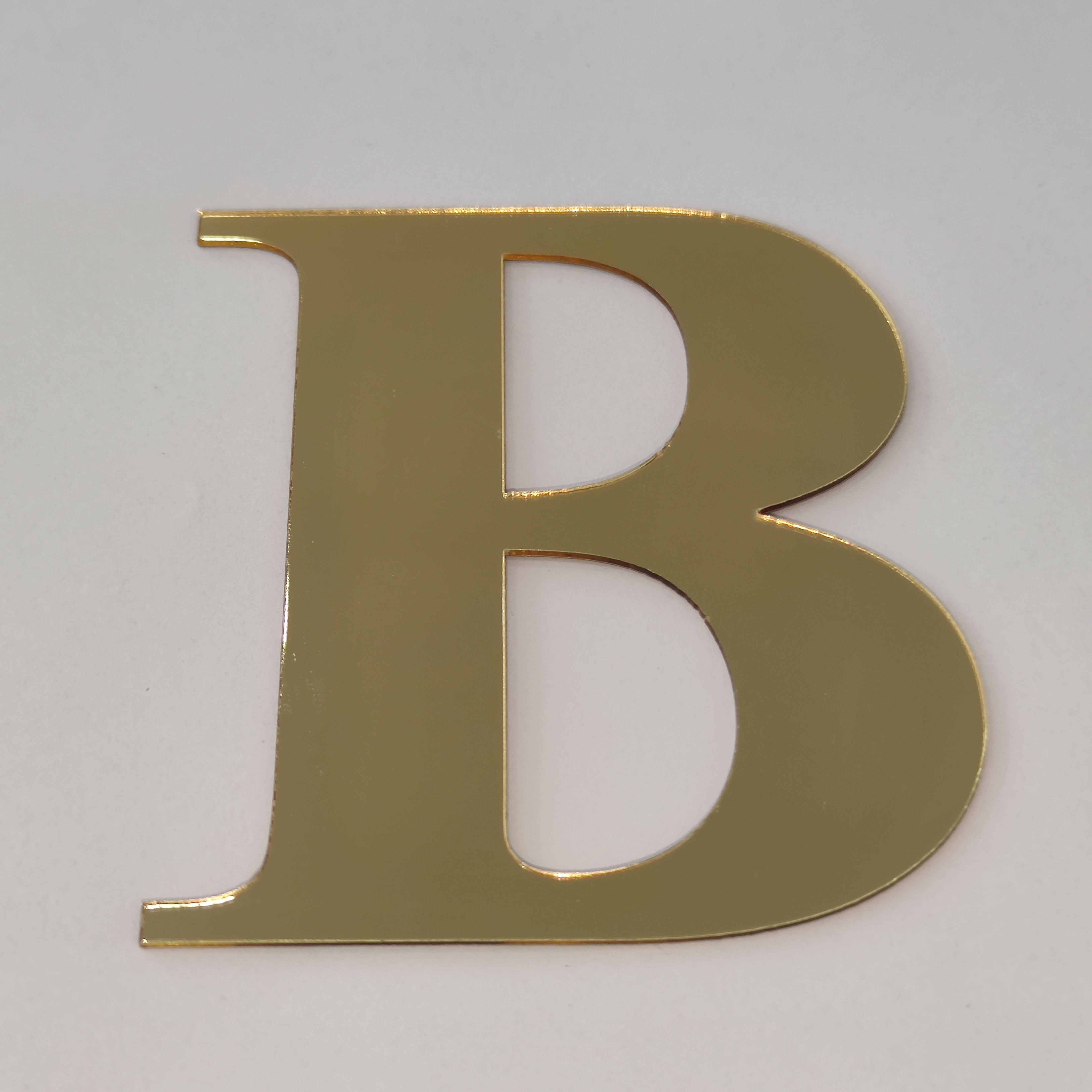 Gold/black 10cm/15cm 26 English Letters Diy 3d Mirror Acrylic Wall
