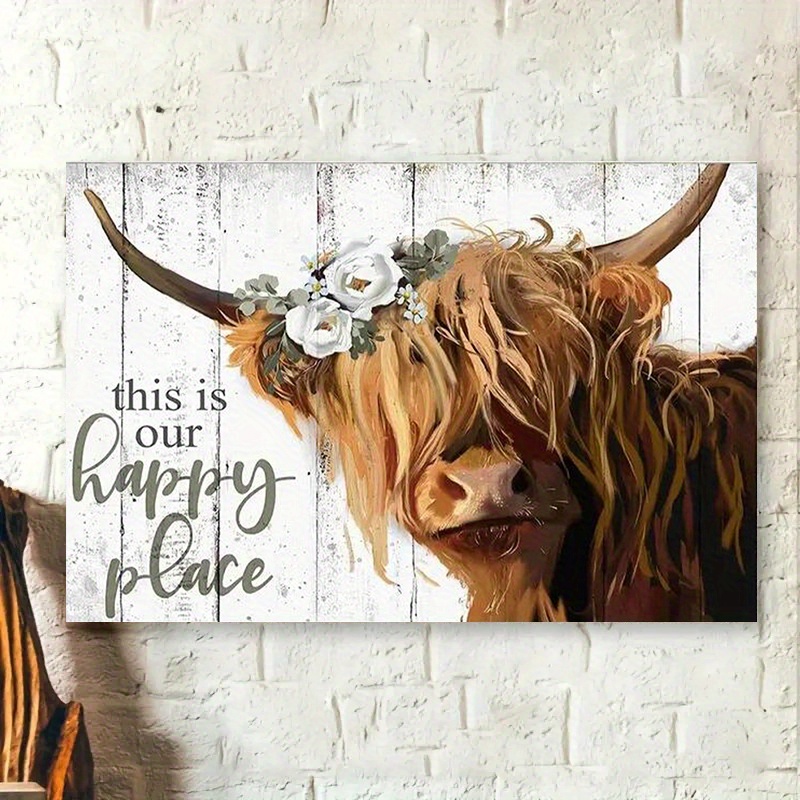 5D DIY Artificial Diamond Painting Cow Diamond Painting For Living Room  Bedroom Decoration 20*30cm/9.8in*11.8in