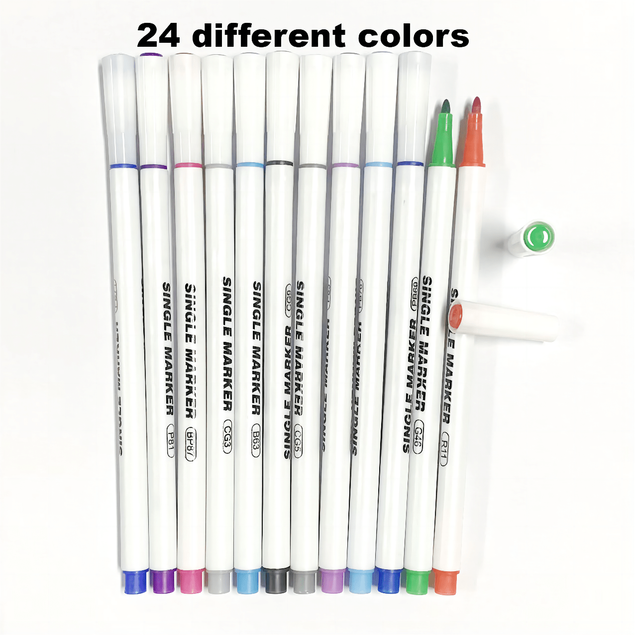 24pcs Drawing Diy Rainbow Four Color One Core Fun Pen Creative Children's  Coloring Stationery One Multi-color Pencil