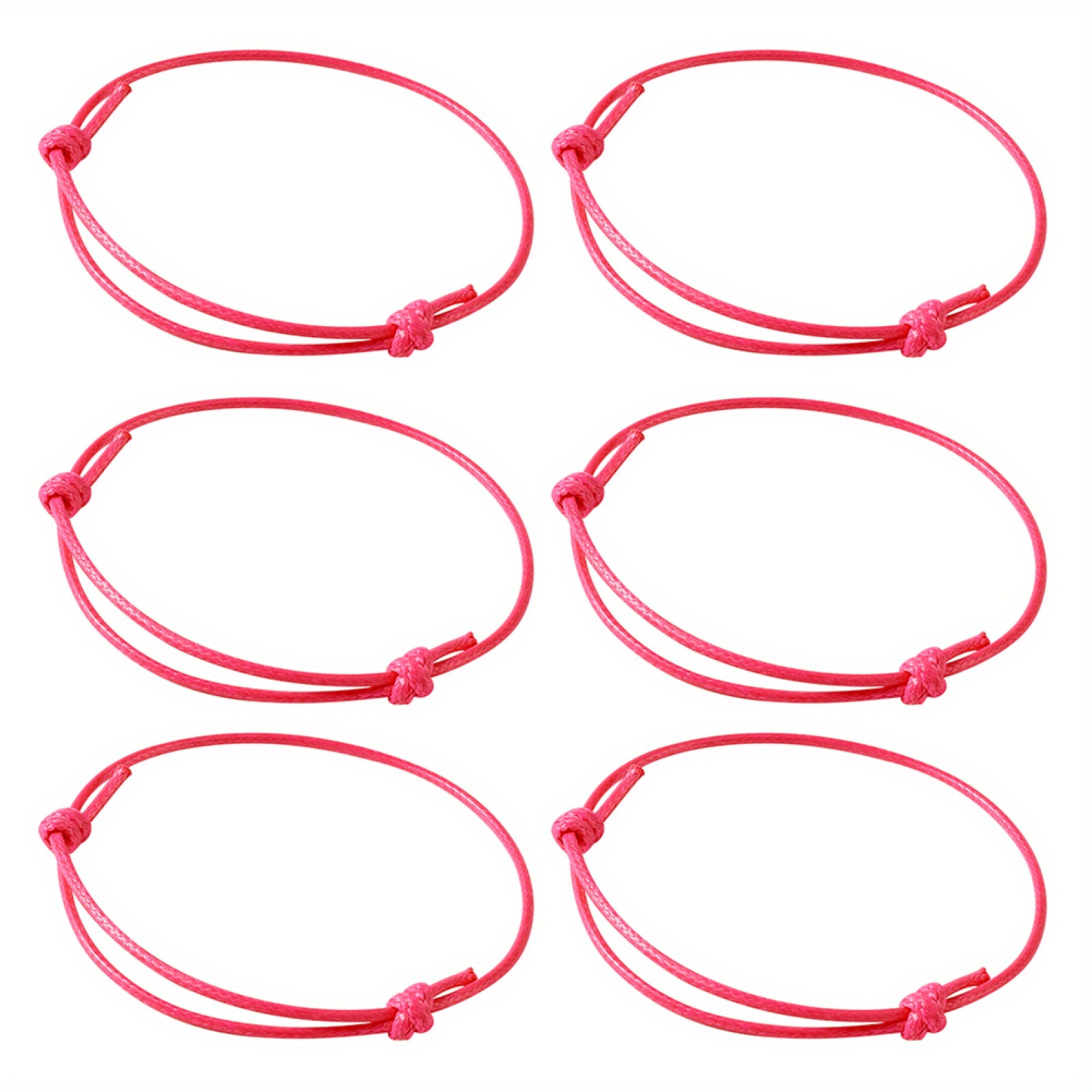 Waxed Cord Bracelet Friendship Bracelet String Adjustable - Temu