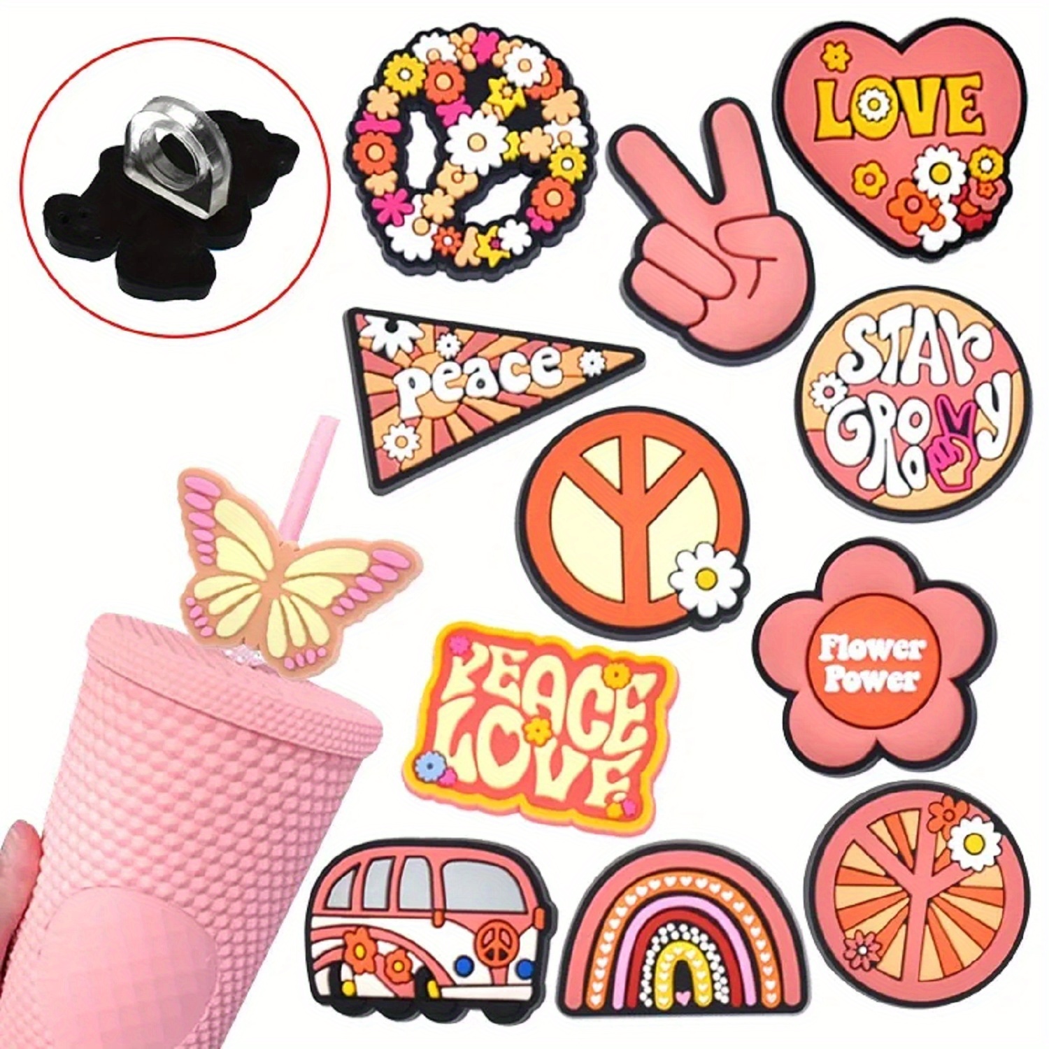 Big Moods Aesthetic Sticker Pack 10pc - Pink : Target