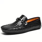 Mens Horsebit Loafers Lightweight Non Slip Comfy Casual Shoes | Don't ...