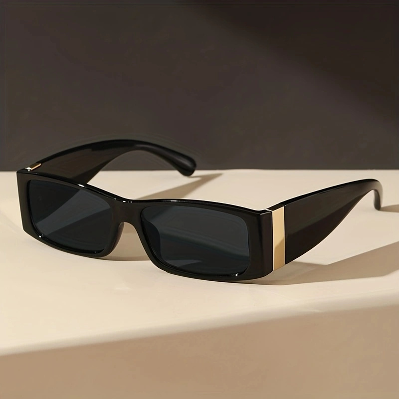 Fashion Popular Rimless Small Rectangle Sunglasses Women Men 2022 Shades  Alloy Metal Glasses UV400 Eyewear