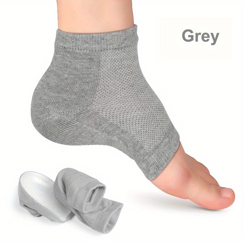 Padded Compression Gel Sleeve For Cracked Heels And Haglunds Bump  Protection - Invisible Height Increase Socks - One Size Fits Most (eu35-46)  - Temu Switzerland