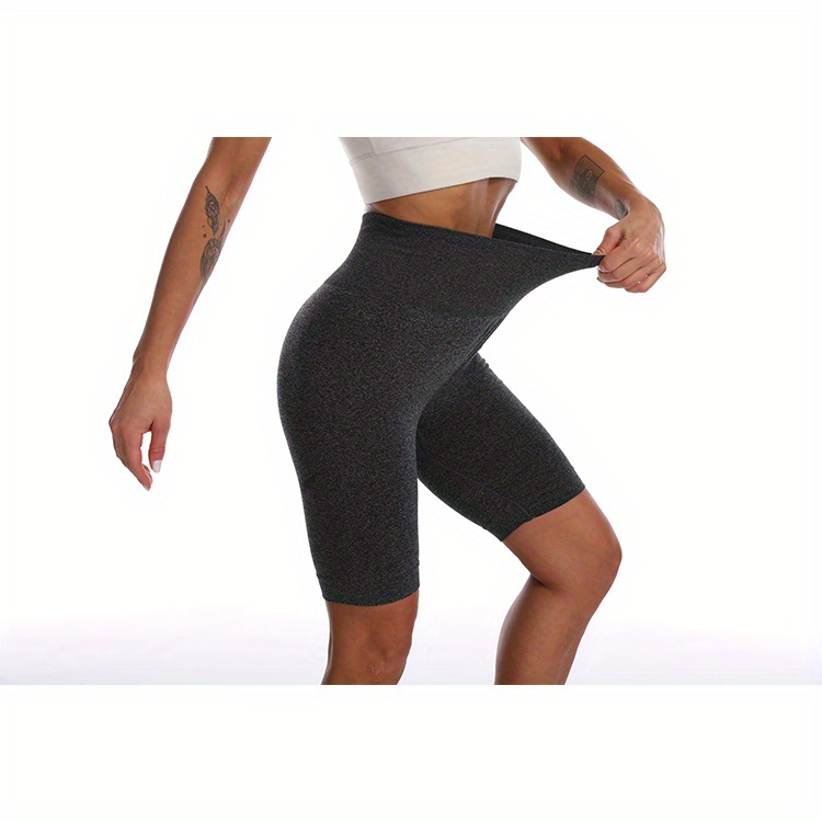 Solid Color Seamless Tight Shorts Sports Fitness Yoga - Temu