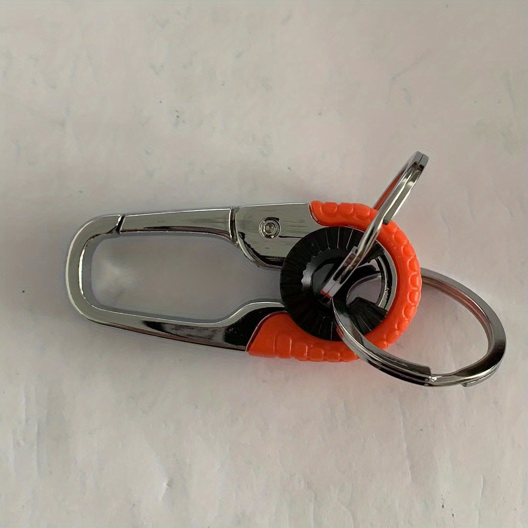 Heavy Duty Key Chain Stainless Steel Buckle Carabiner Keychain Key Ring  Hook 1pc