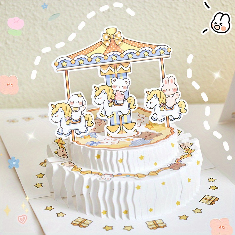 Merry Go Round Animated Cake 