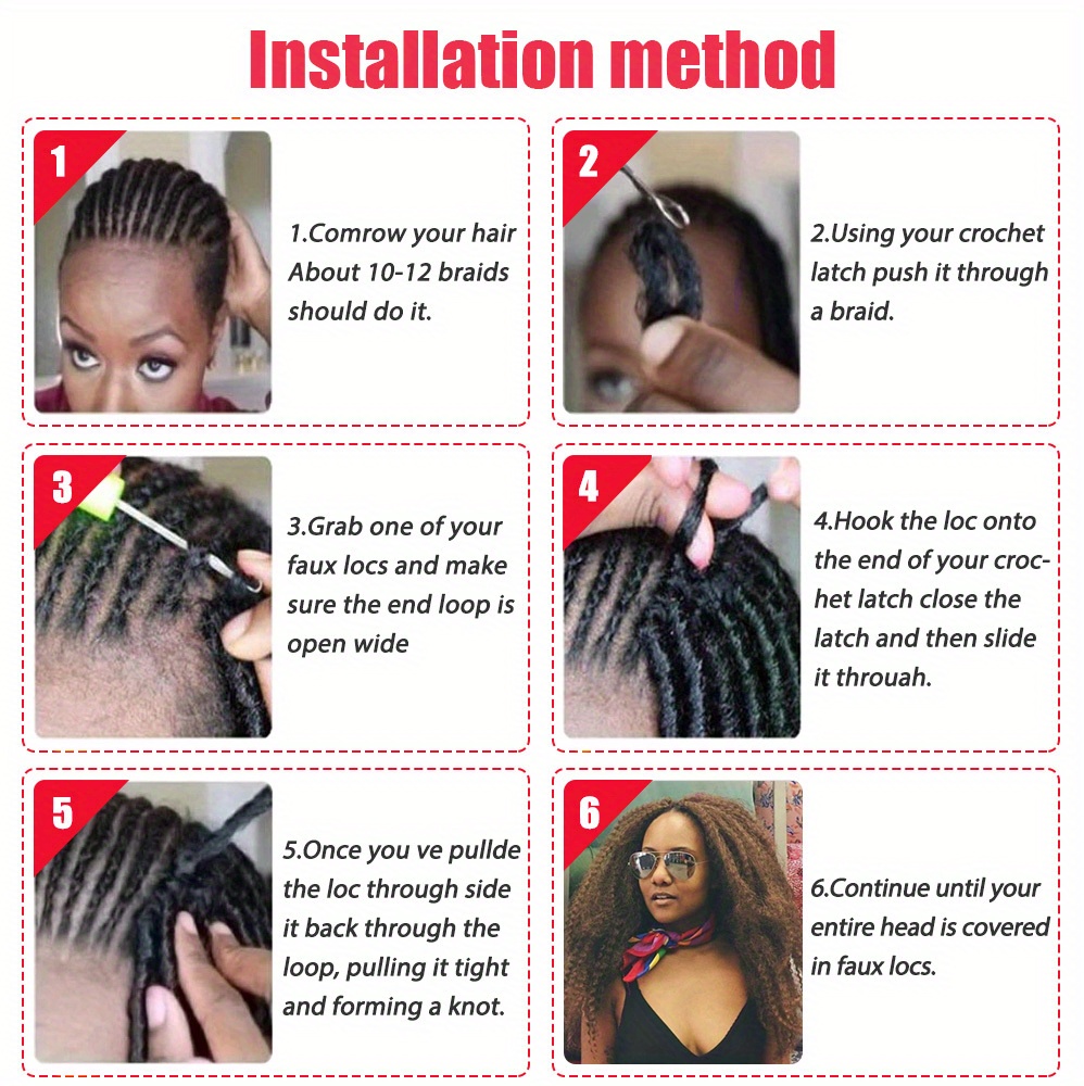 Afro Marley Braids Pre Stretched Braiding Hair Extensions Temu