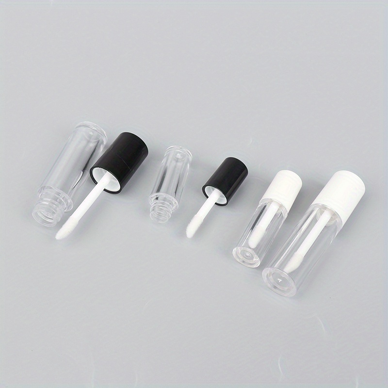 Refillable Mini Lip Gloss Tube Brush Diy Lip Glaze Lip Balm - Temu