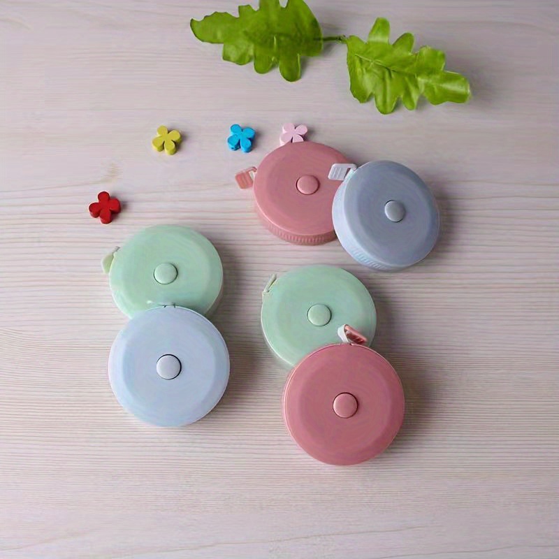 1pc Measuring Tape, Modern Button Decor Tape For Sewing