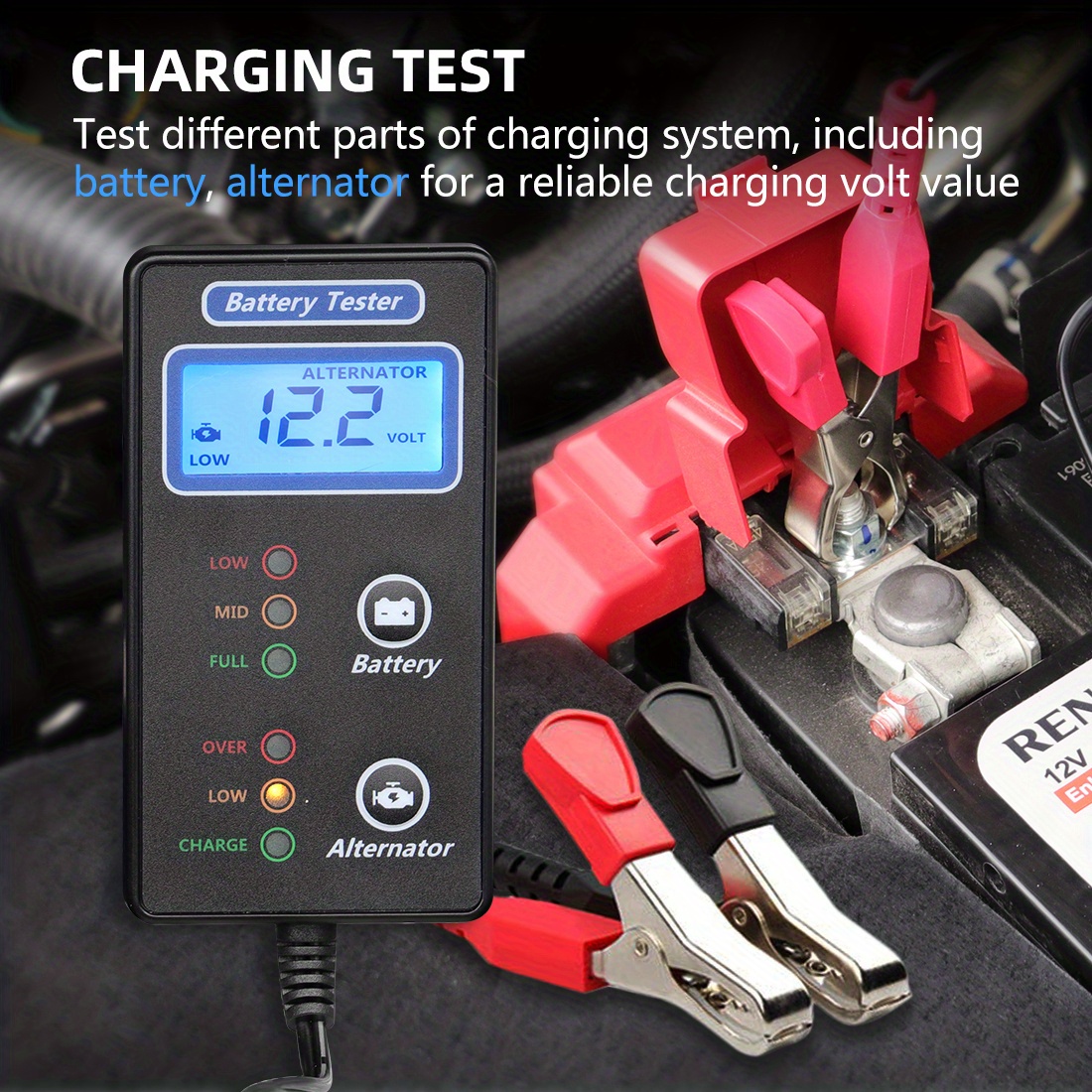 12v Battery Tester charging Test And Alternator Test With Temu Australia