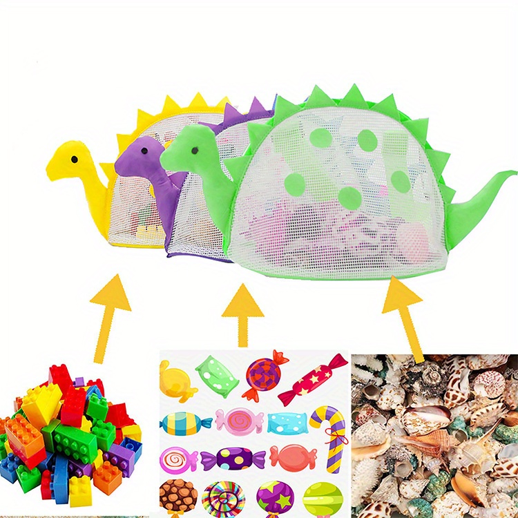 Small Dinosaur Children Messenger Beach Bag - Green