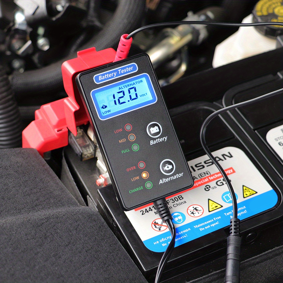 12v Battery Tester charging Test And Alternator Test Temu