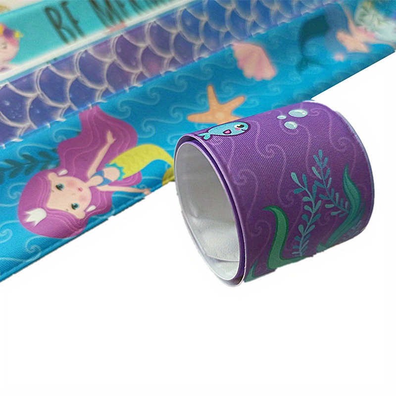 Slap Bracelets For Kids Party Favors Mermaid Snap Bracelets - Temu