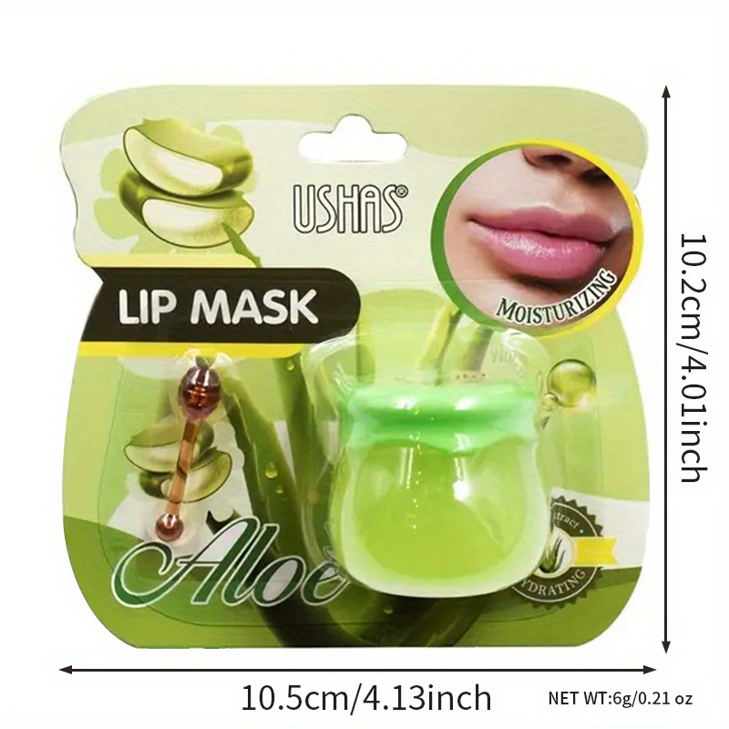 Aloe Vera Máscara Transparente Para Labios Gel Para Labios Cuidado De Labios Bálsamo Hidratante