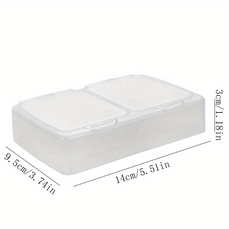 Transparent Spice Storage Box, Clear Plastic Spice Storage Container With  Flip Top Lid, Leak-proof Food Storage Container For Pepper Powder Chili  Sauces, Dust-proof And Moisture-proof Seasoning Box, Kitchen Accessories -  Temu