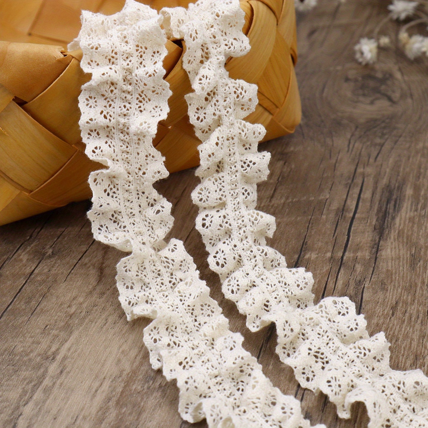  Lace Ribbon, Lace Trim for Sewing 2.5cm Wide Skin