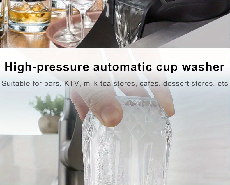 Nettoyeur barre rinçage d'évier cuisine haute pression lave-gobelet verre  autom+