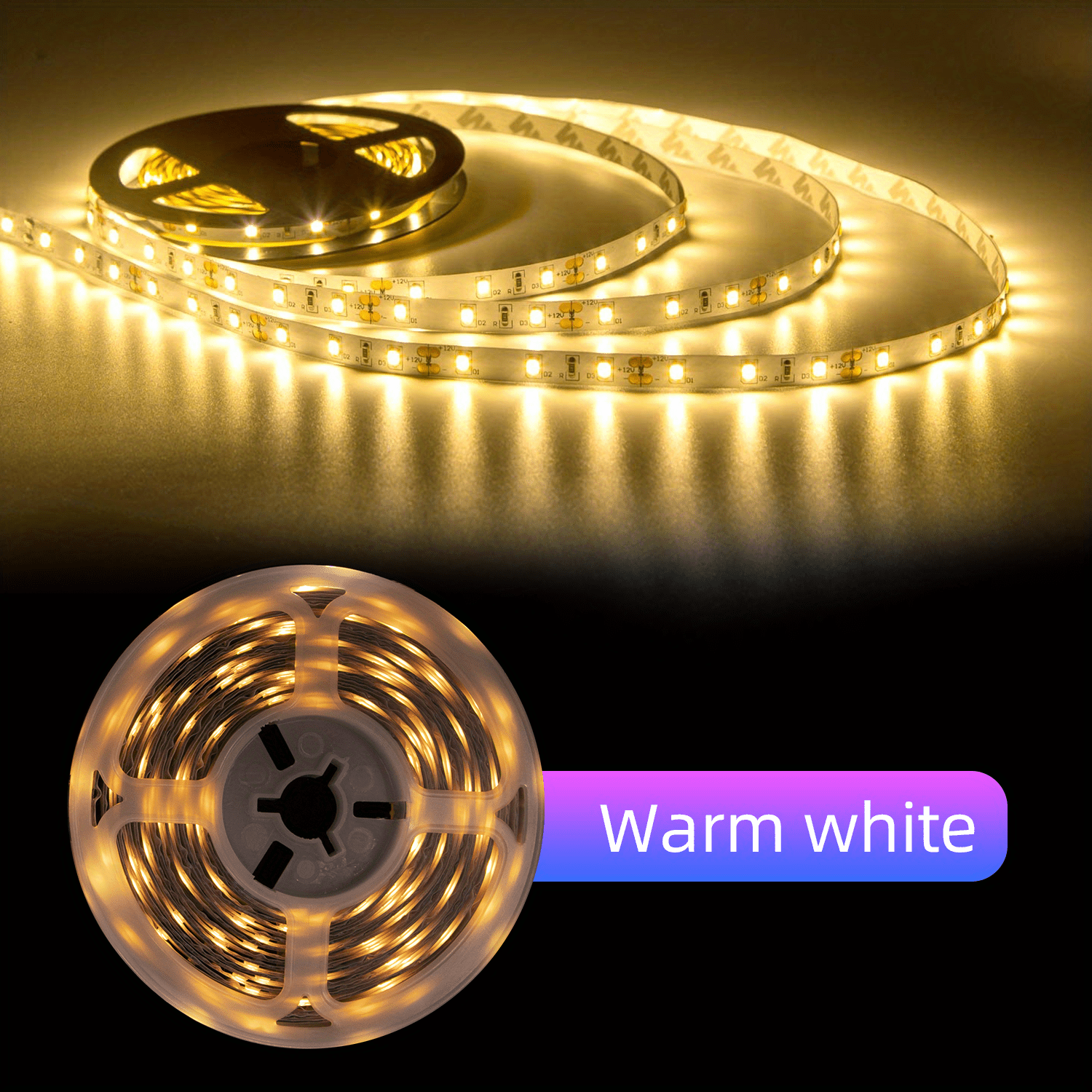 Motion Sensor Strip Light Led Closet Lights Usb Powered Temu