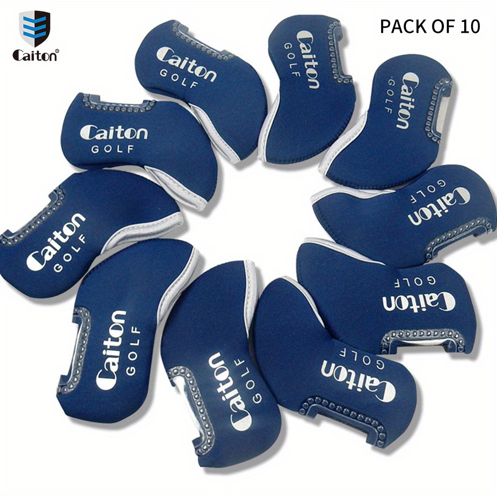 TEMU 10pcs Caiton Soft & Durable Transparent Golf Club Covers | Perfect Golf Additions For Protecting Your Clubs, Ensuring And Maintaining