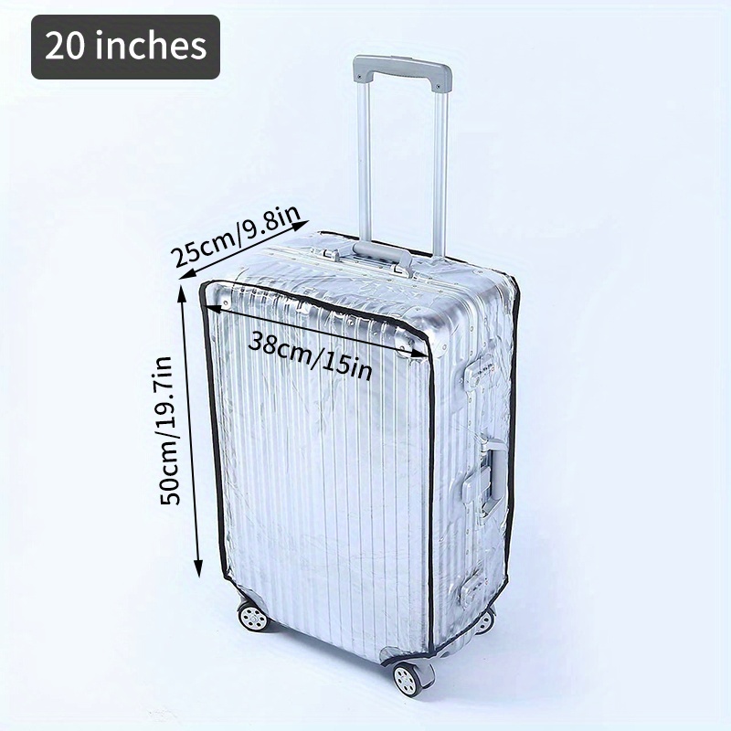 Travel Luggage Protector Case PVC Baggage Cover Suitcase Protective Cover 