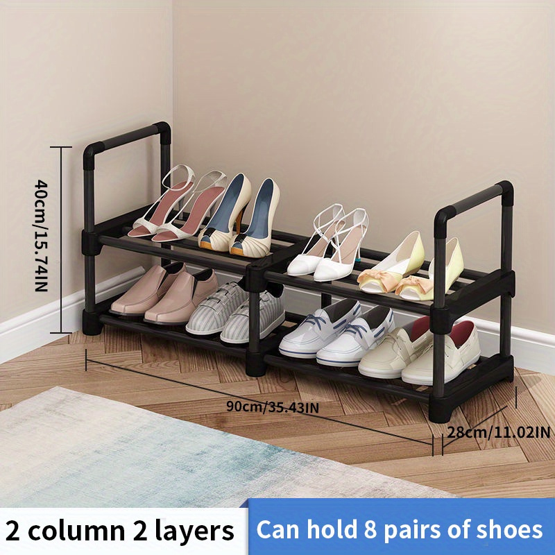 8 Tier Shoe Rack Shoes Standing Shoe Cabinet Storage Shelf