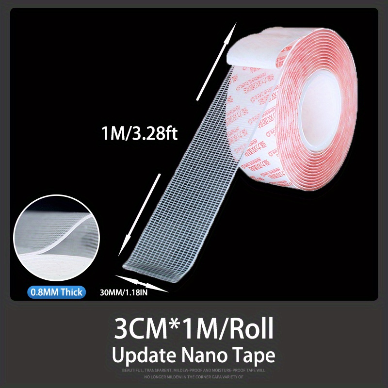 Double Sided Tape Heavy duty Extra large Nano Double Sided - Temu