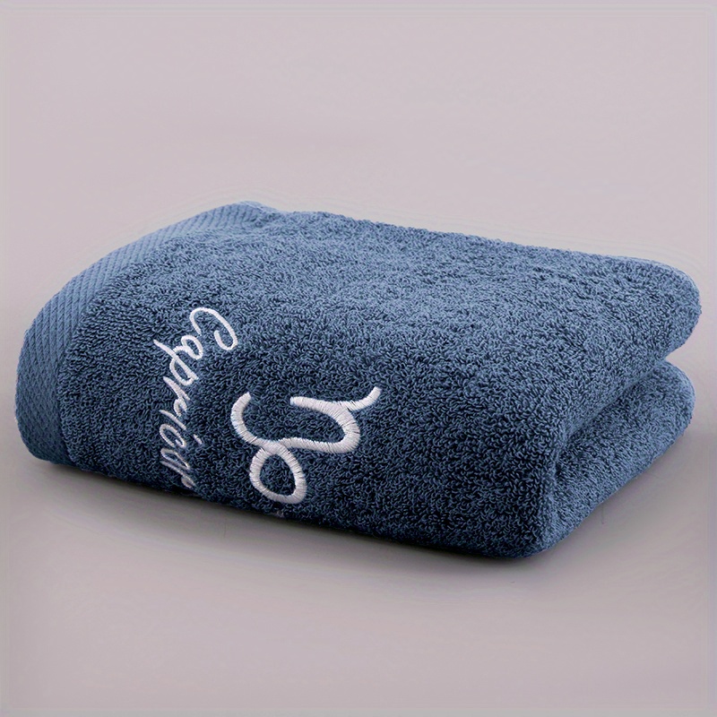 50x30CM Letter Embroidery Square Face Towel High Quality Quick Dry