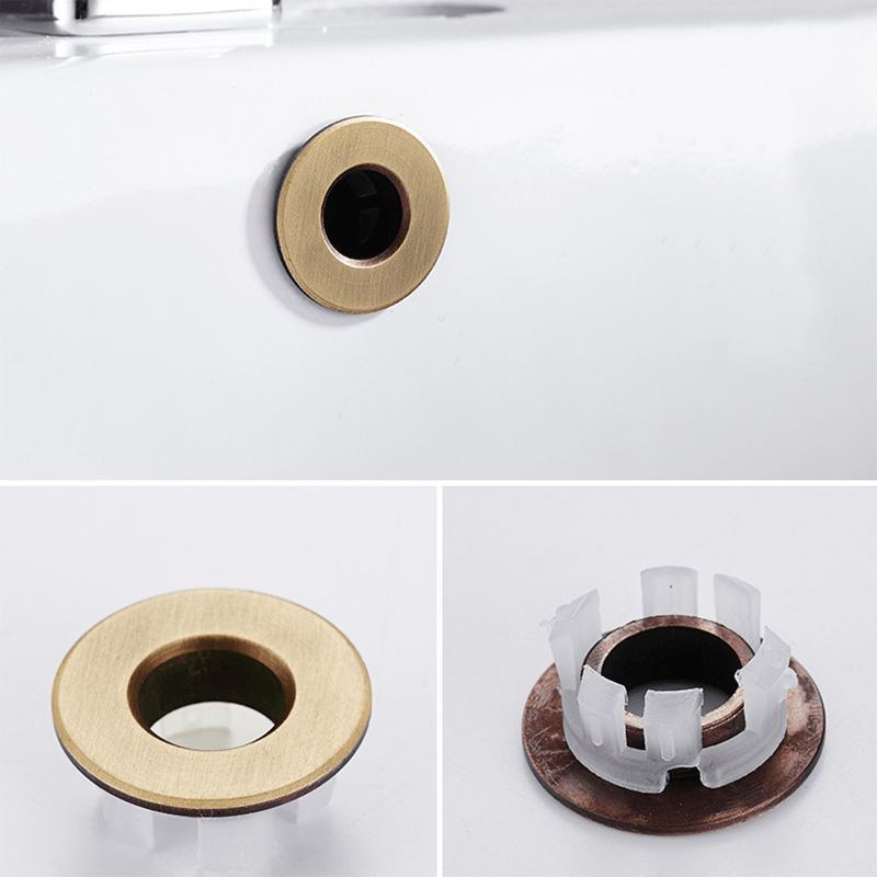 bathroom basin faucet sink overflow cover brass six foot bronze 0