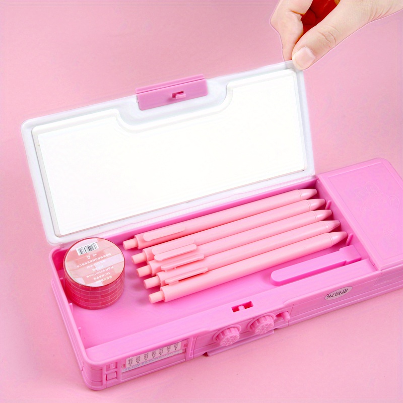 Smart Girl's High tech Multifunctional Pencil Box With - Temu
