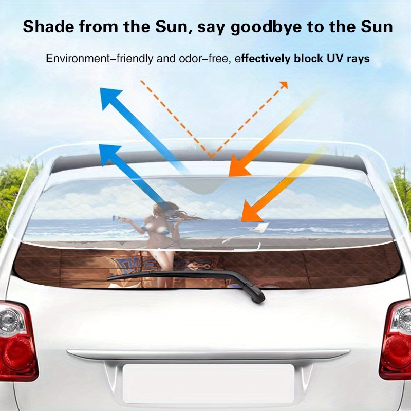 Car Sunshade, Anti-ultraviolet Heat Insulation Curtain, Car Necessities,  Sun Protection, Car Curtain, Blackout Cloth, Universal Opaque