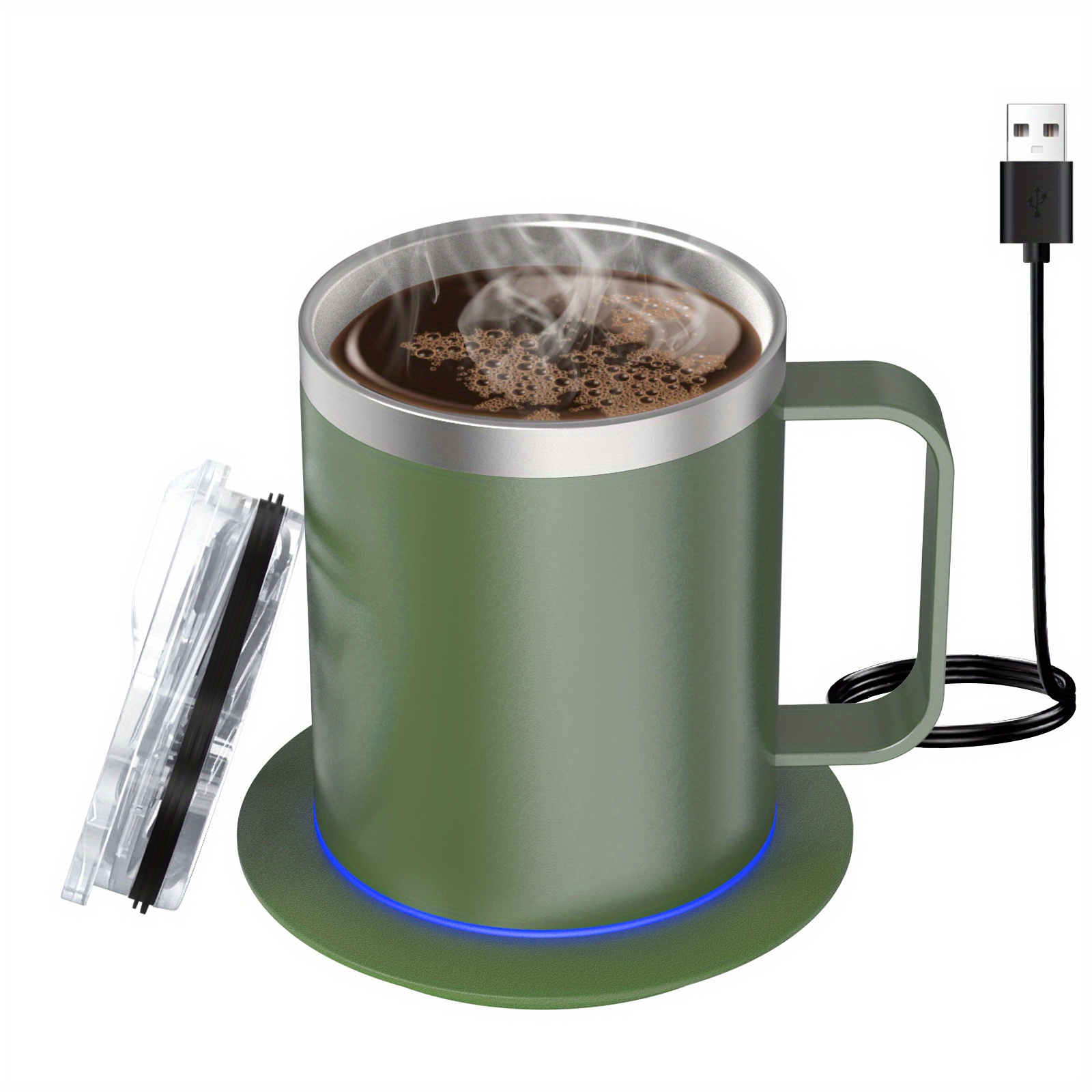 Coffee Mug Warmer, Beverage Heater For Warming & Heating Coffee, Beverage,  Milk, Tea And Hot Chocolate, Safe And Reliable Coffee Warmer, Best Gift For  Leaders, Friends, Family (cup Not Included) - Temu