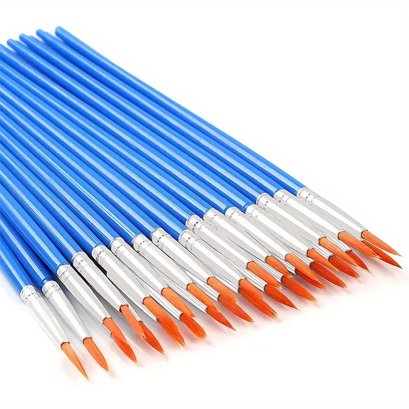 Acrylic Paint Brushes, 30 Pcs Flat Paint Brushes
