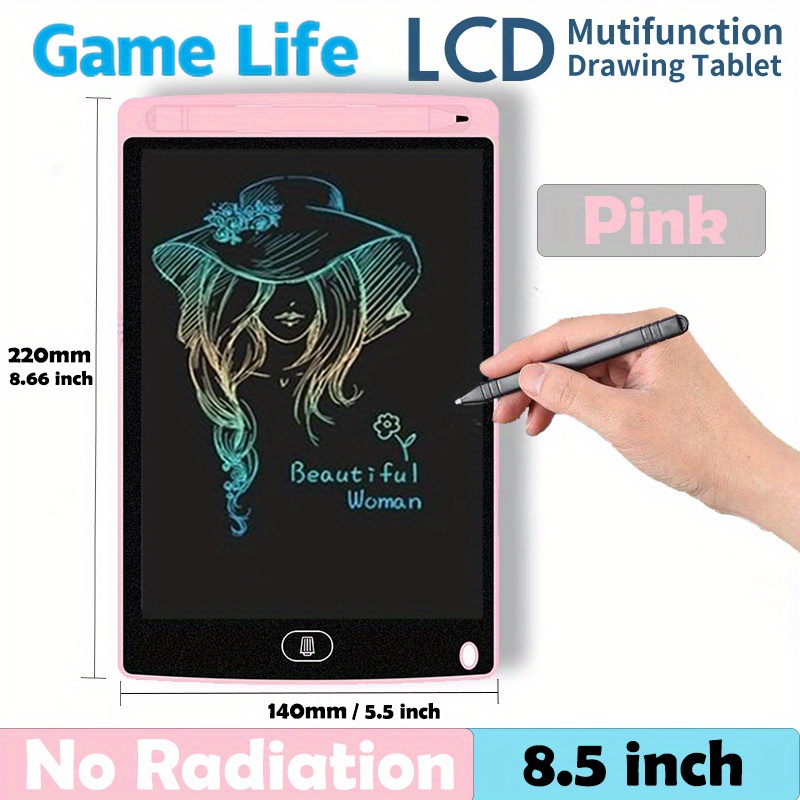 8 5 10 12inch 21 6 25 4 30 48cm writing tablet drawing board childrens doodle drawing toys kids educational toys lcd handwriting blackboard christmas halloween thanksgiving gift