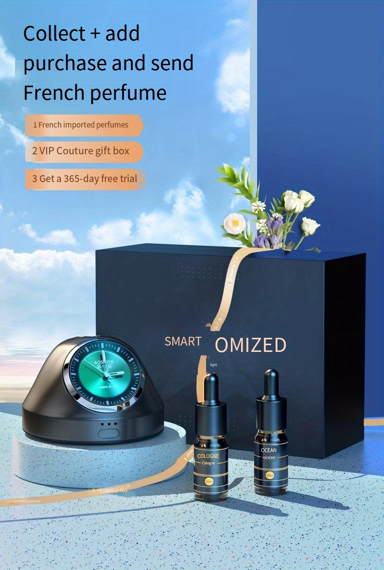 Auto Lufterfrischer 2022 Neue Smart Auto Uhr Spray Aromatherapie