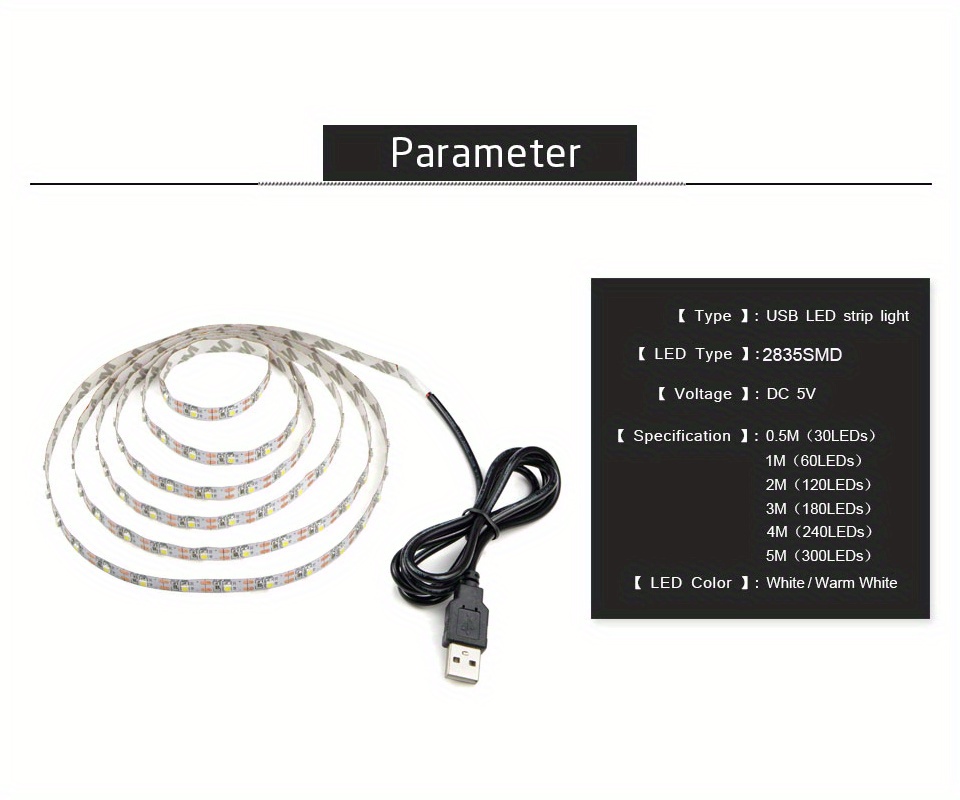 Led Strip Lights Tv Smart Led Lights Strips Warm White Temu