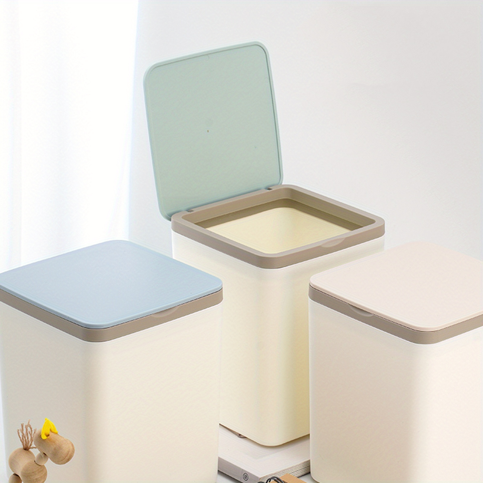 Mini Table Top Trash Convenient Stylish Waste Bin Living Temu