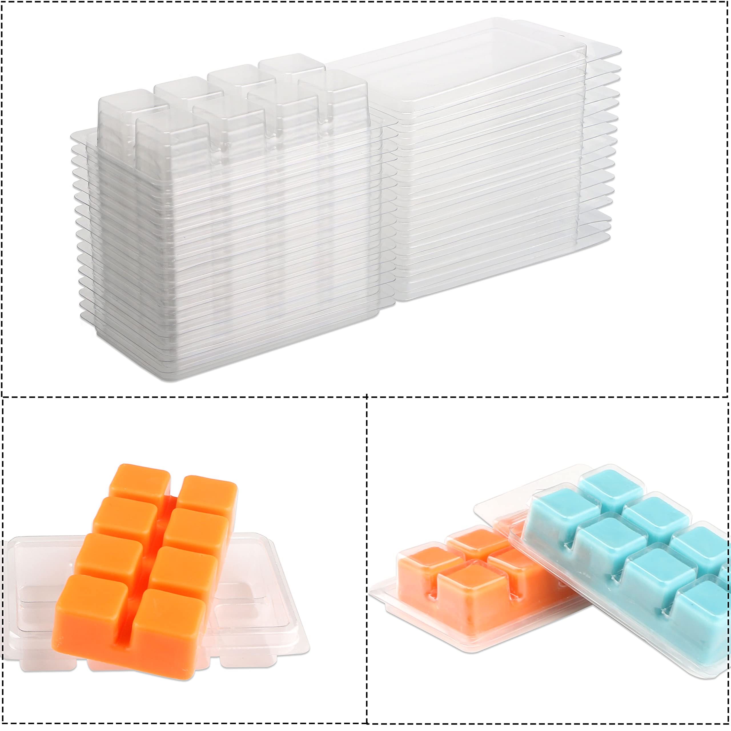 Transparent Empty Plastic Wax Melting Clips Clear Empty - Temu