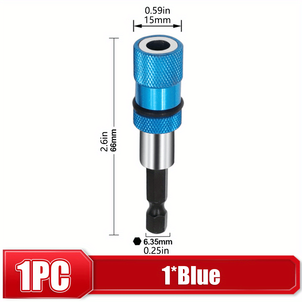 Screwdriver Bit Holder Magnetic Hex Shank Extension Rod - Temu