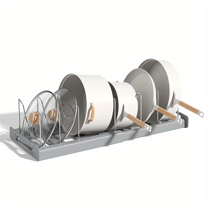 Adjustable Baking Pan Lid Retractable Rack Pots And Pans - Temu