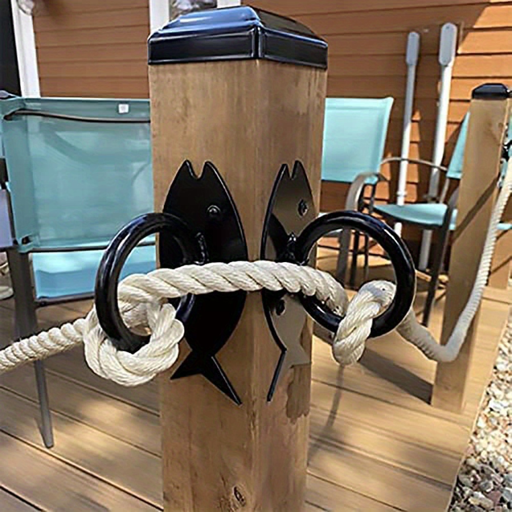 Fish Design Rope Fence Hardware Fish Rope Holder Nautical - Temu Italy