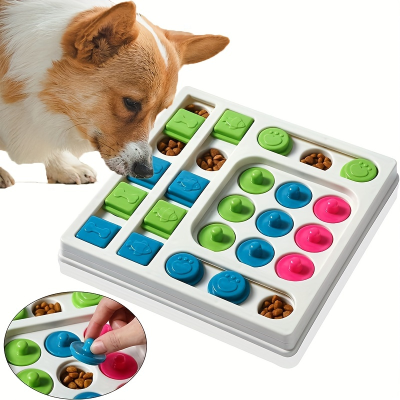 Dog Puzzle Toys for Smart Dogs Upgraded - Promotes Brain Stimulation and  Healthy Eating - Slow Dispensing Food - No More Boredom - Adjustable Height
